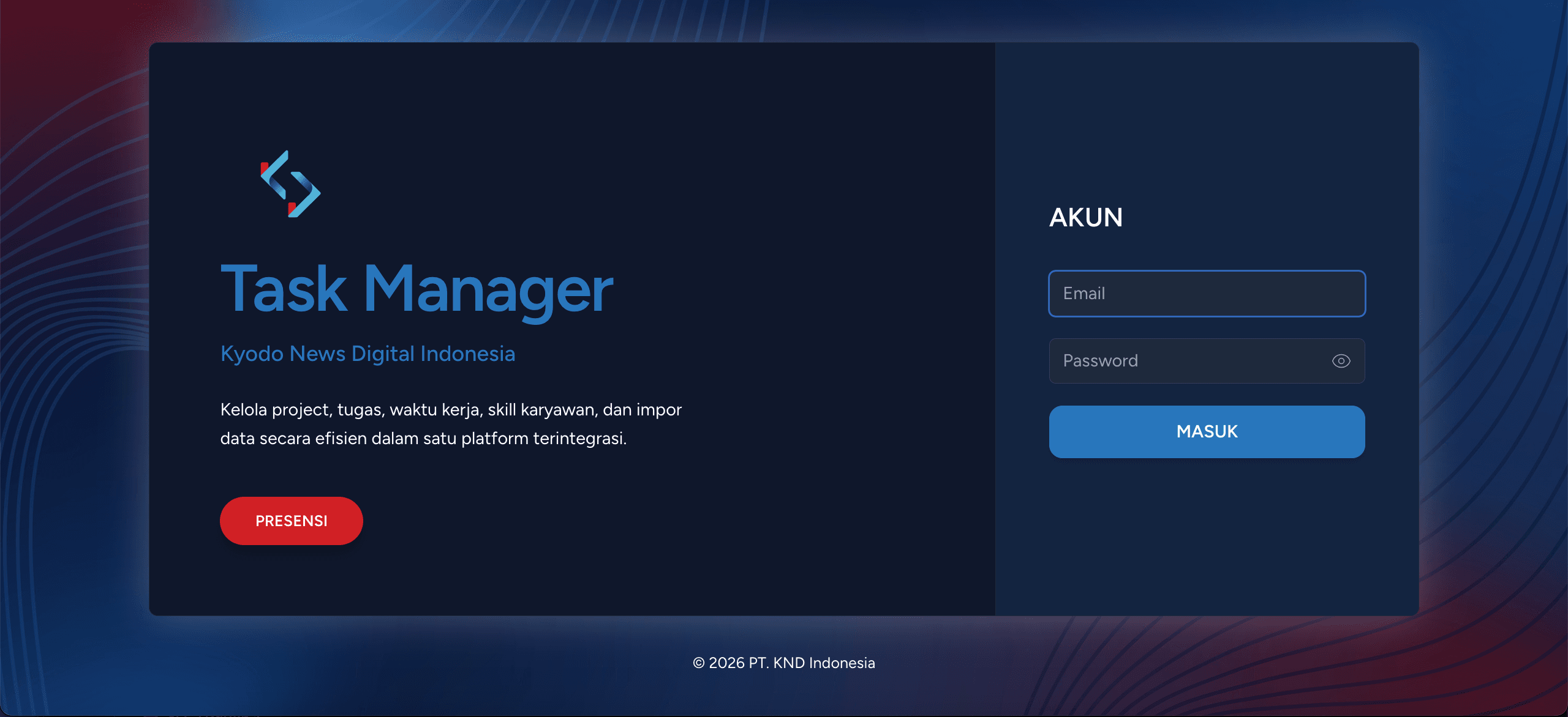 KNDI Task Manager screenshot 1